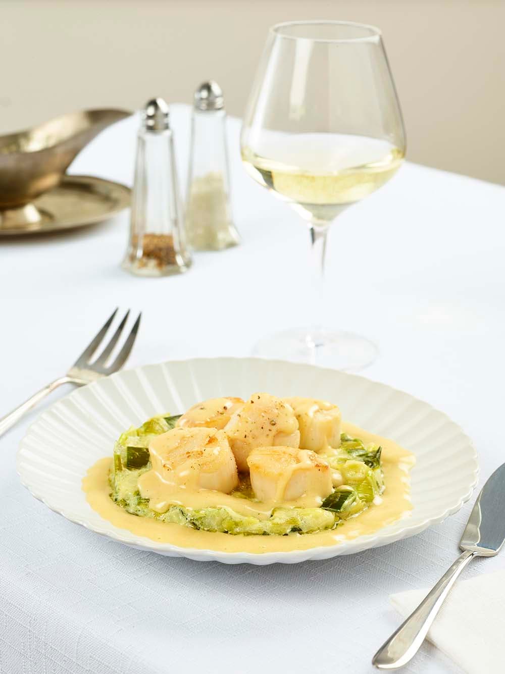 Coquilles Saint-Jacques au beurre blanc